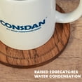 thumbnail image 5 of CONSDAN Cup Coasters, USA Grown Hardwood, Wooden Cup Coasters Set, Oak Color 6 Pcs a set, 5 of 6