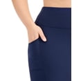 thumbnail image 3 of ID Ideology Women's Pull On Bicycle Shorts Blue Size 2X, 3 of 3