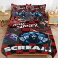 thumbnail image 6 of Ghostface 3 Piece Bedding Set Cartoon Comforter Set Cute Duvet Cover Sets Super Soft Aldult Bedding Set Kids Bedroom Gifts,1 Duvet Cover with 2 Pillowcases 102"x90", 6 of 8