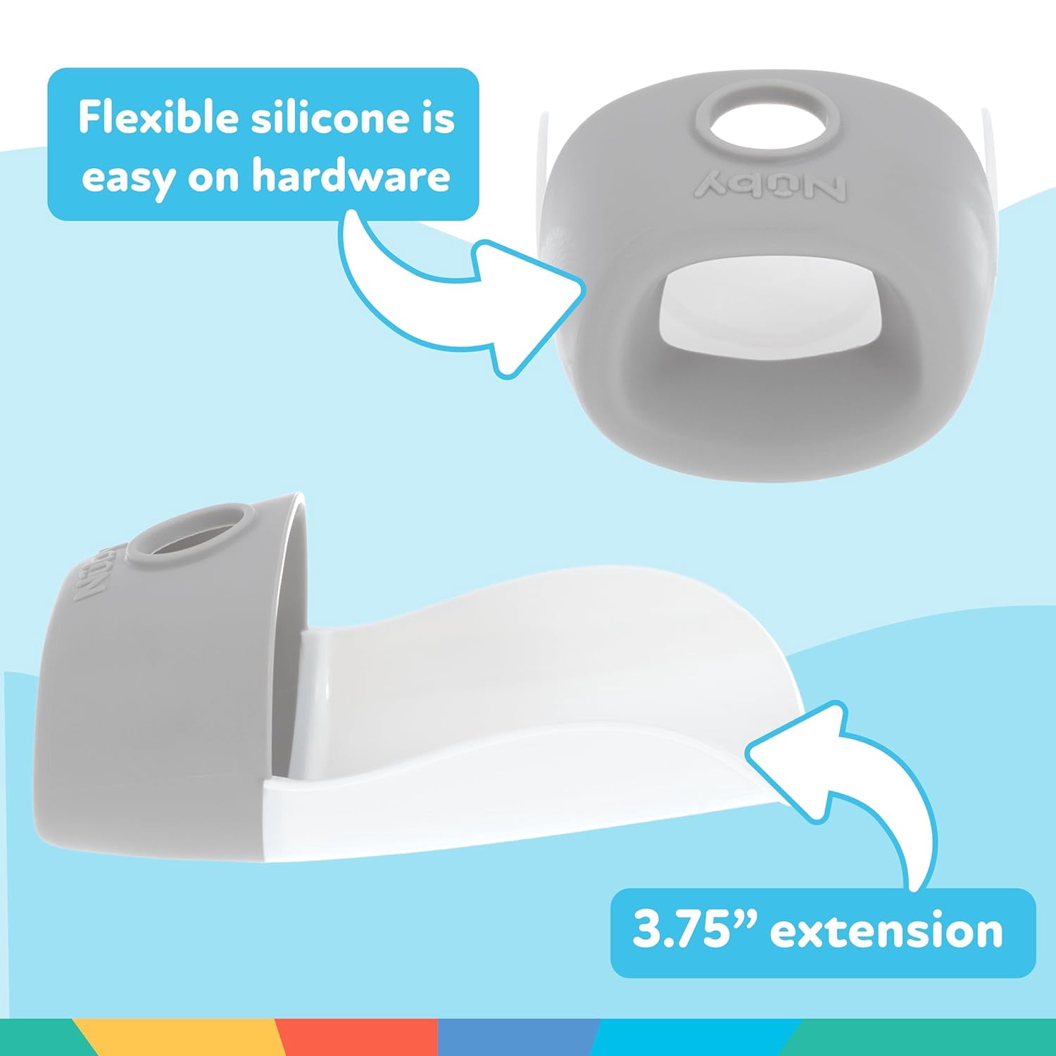Nuby 2-in-1 Faucet Extender 2pk