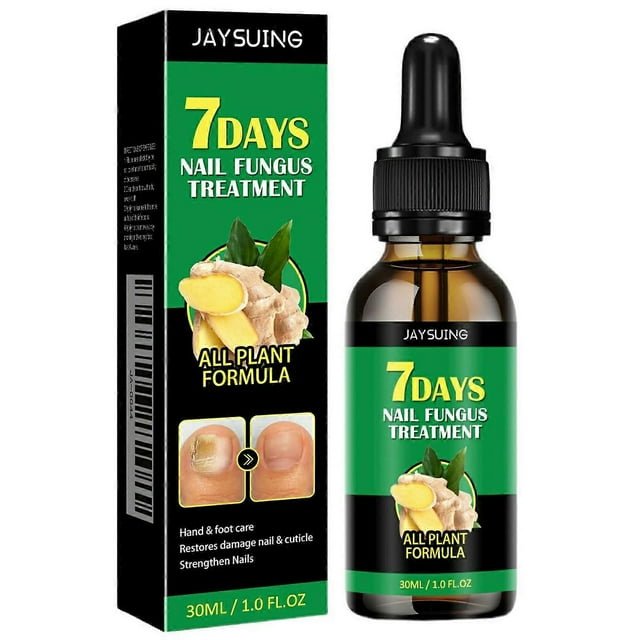 JAYSUING 30ml Ginger Extract Nail Fungus Treatment Nourishing Liquid for Hand Foot Nails, zjxhy809cy