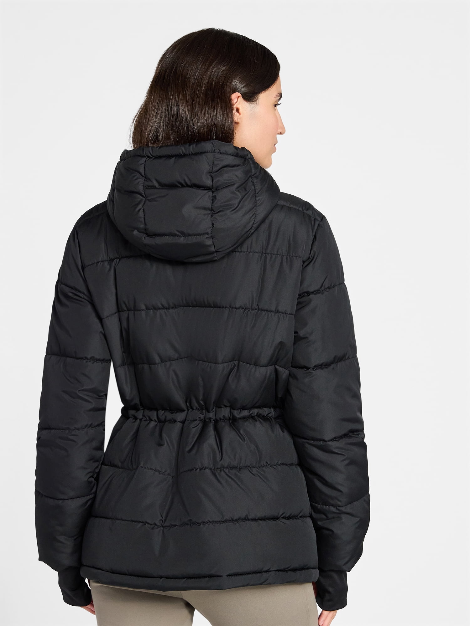 Ozark Trail Women's and Women's Plus Mid Length Puffer Coat, Sizes XS-2X