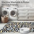 thumbnail image 5 of ODIKA 6'x9' Machine Washable Non-Slip Area Rug, Black and Abstract Art High Traffic Rug, Black, 304429, 5 of 5