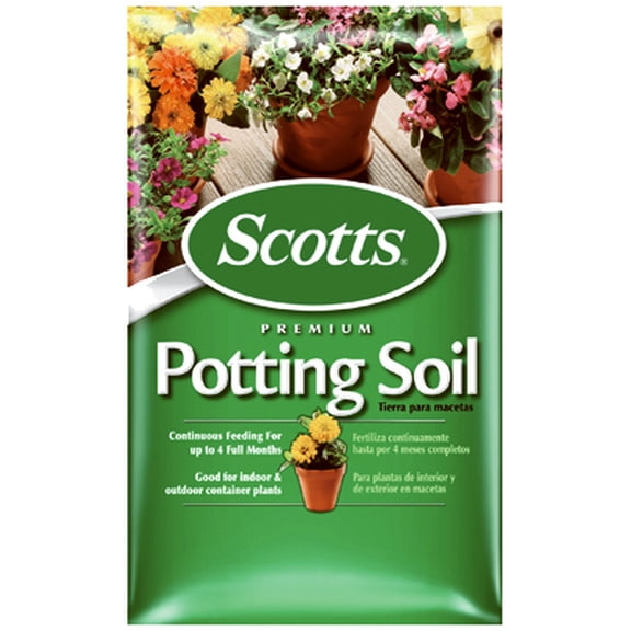 Scotts Organic Group 70751750 Premium Potting Soil with Fertilizer, 1-Cu.-Ft.