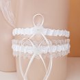 thumbnail image 2 of Wedding Bridal Legs Garter Set Bridal Garters Lace Belt Pink, 2 of 5