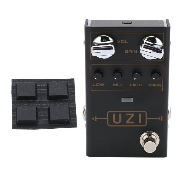 Pedal de distorsión de guitarra eléctrica, pedal de distorsión Guitarra eléctrica Pedal de distorsión de alta ganancia Efector de guitarra Meticulosamente diseñado