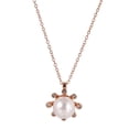 thumbnail image 3 of Conjunto de Collar y Pendientes de perlas Zulema girasol rosa, 3 of 8
