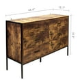 thumbnail image 6 of Aukfa 6 Drawer Dresser, 48.4"Wood Chest of Drawer w/ Anti-fall Device for Bedroom, Brown, 6 of 9