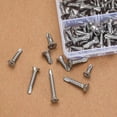 thumbnail image 4 of Vis Auto-Tappantes de Précision, Acier Inoxydable 410 avec Tête Ronde Encastrée pour Grand Application, Inclut 205 Pcs, 4 of 5