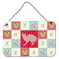 Carolines Treasures CK5600DS812 Don Sphynx 3 Cat Love Wall or Door Hanging Prints 8x12 multicolor