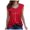 Red, variant on Bixock Womens Tank Tops Sleeveless Blouse Solid Color V Neck Inner Outer Wear Casual Shirt Daily Layering Top Beach Vacation Summer Clothes