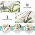thumbnail image 3 of Palm Tree Leaf Plush Pillow Cases King Size Ultra Soft Warm Pillowcases with Zipper 20"x40", 3 of 9