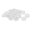 thumbnail image 1 of Juntas planas de 18mmx8mmx2mm de Unique Bargains, color blanco, 30 piezas, 1 of 2