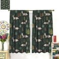 thumbnail image 3 of Kids Forest Animal Curtains,Each Panel W21 x 63" L,Cute Fox Wildlife Window Treatments for Kids Bedroom Living Room Study Nursery Window Drapes 2 Panel Set,Total Size 42" x 63", 3 of 6