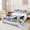 Grey 02, variant on Erosebridal Black Tent Mountain Camping Full Size Sheets, Wood Grain Quote Bed Sheets for Men and Women, 4pcs