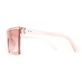 thumbnail image 3 of Girls Child Size Candy Pop Color Flat Top Shield Diva Sunglasses Pink, 3 of 4