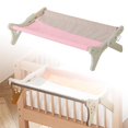 thumbnail image 1 of Estantes de percha para ventana de gato para el hogar, esterilla de lavable cálida extraíble, manta para dormitorio, cama colgante de ventana , Rosado Yinane Hamaca para gatos, 1 of 8