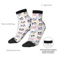 thumbnail image 4 of Bingfone Cute Dog Design Patterned Men's Women's Casual Cotton Socks, 4 of 5