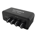 thumbnail image 1 of AU-402RCA Stereo Audio Mixer Multi-Channel Audio Source Reverberator Volume Control 3.5mm Headphone Driver 4 Input, 1 of 7