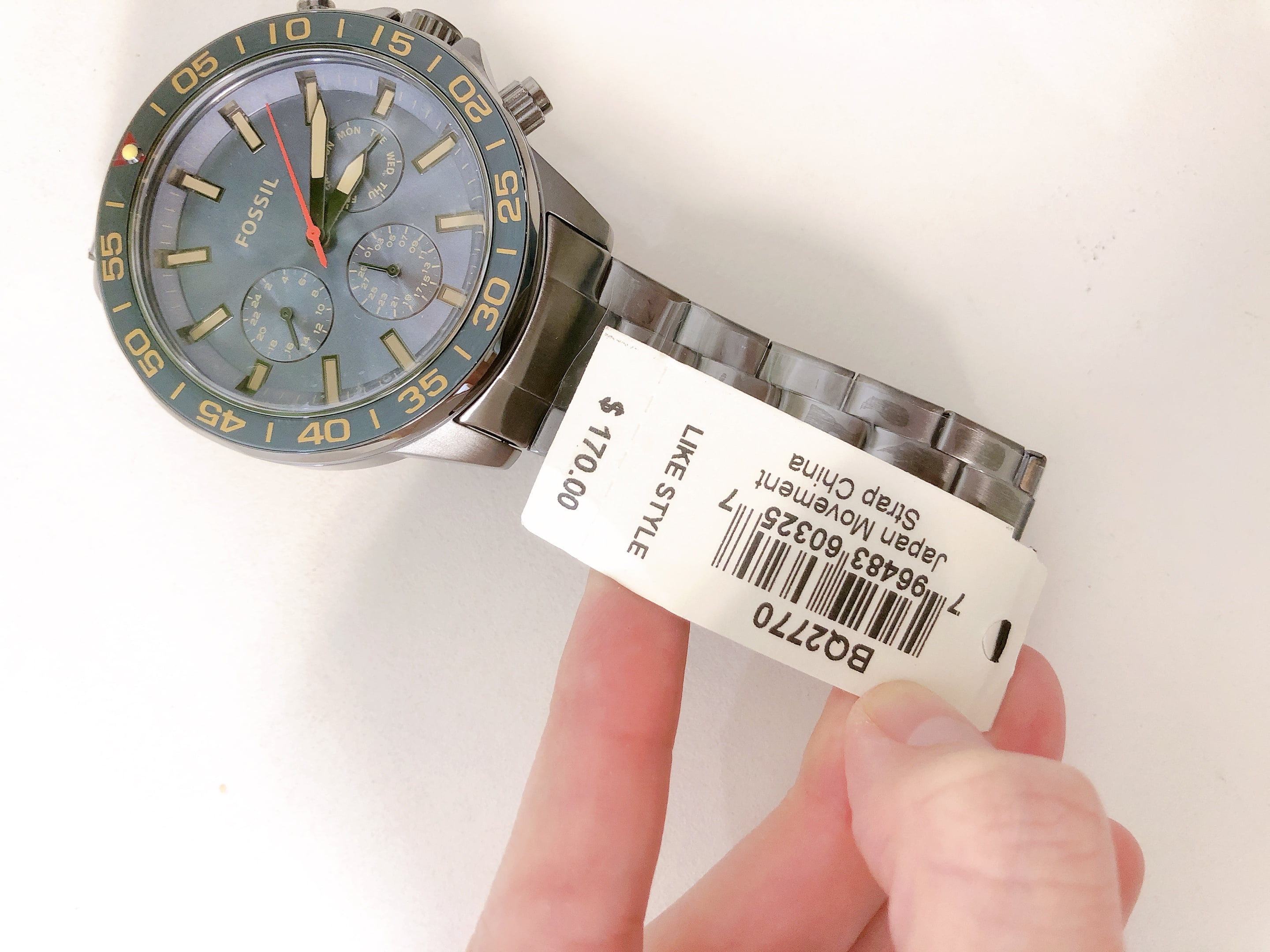 Fossil BQ2770 Bannon Multifunction Smoke Stainless Steel Watch