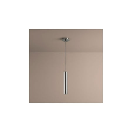 

Satin Nickel Tone Finish Pendants 3 Wide Steel/Glass Array LED 1 Light Fixture