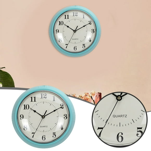 Instruments Retro Round Turquoise Metal Analog Wall Clock Digital Timer 30 Second Timer Retro Kitchen Timer Mint Toddler Teeth Brushing Timer Old Timer