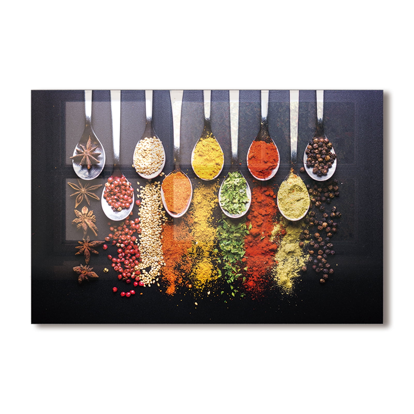 The Golden Tree of Life Glass Backsplash For Kitchen Behind Stove,Stove Back Top Cover,Easy to Clean Glass Splashback, Sink Cover Splash Guard,Home Kitchen Wall Decor