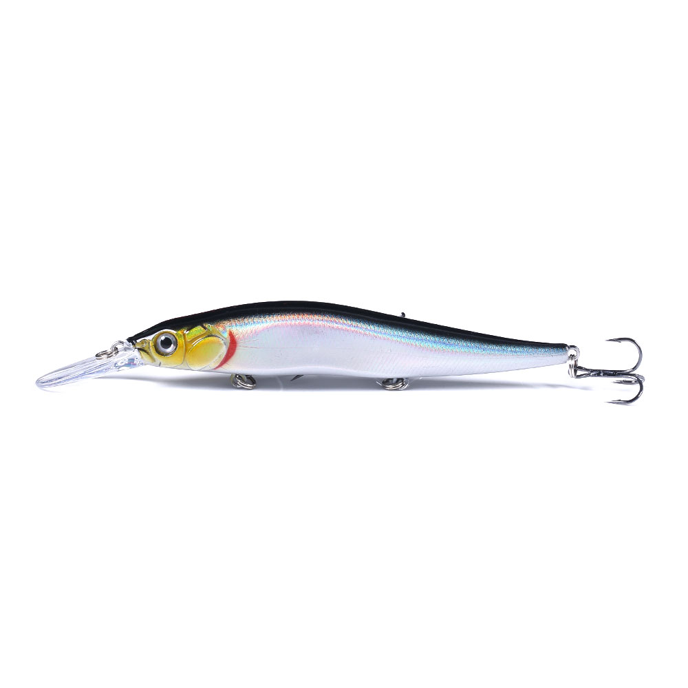 HENGJIA Fishing Lures Large Hard Bait Minnow VIB Lure with Treble Hook Life-Like Swimbait Fishing Bait Popper Crankbait Sinking Lure for Trout Bass Walleye Redfish