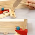 thumbnail image 2 of Juego De Caja De Herramientas De Simulación Multifuncional Portátil De Madera Diy Combinación Casa De Juegos Educativos Para Niños seitruly FN002261-00, 2 of 6