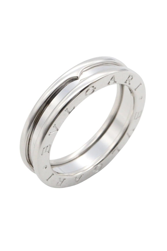 Pre-Owned Bvlgari Bulgari B-zero1 Ring, 1-band ring, 18KWG (white gold), men's and women's,...