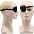 thumbnail image 2 of Xiao Hua Parche ocular médico para adultos, ajustable, suave y para ambliopía, para ojo vago, para ojos izquierdo y derecho, para todas las edades (negro), 2 of 3