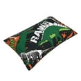 thumbnail image 3 of Naloa Dinosaur Skeleton Pillowcase, Throw Pillowcase, Wrinkle-Free, Stain-Resistant with Hidden Zipper for Bedroom Sofa - 20"x30", 3 of 9