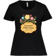 thumbnail image 3 of Inktastic Awesome Meemaw Grandmother Wildflowers Women's Plus Size T-Shirt, 3 of 5