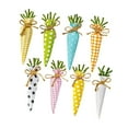 thumbnail image 4 of 8 piezas de adornos de zanahoria de Pascua, accesorios decorativos, colgantes de árboles artificiales, decoraciones para , recuerdos de, 4 of 7