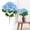 Blue, variant on RZDLIZJ 7.09x12.2in. UV Resistant Artificial Hydrangea Bush (Indoor/Outdoor)-1pcs Blue