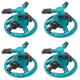 thumbnail image 1 of Rociador Jardín 3 Boquillas 360 ​​grados Herramienta Riego Automático para Césped (verde), 1 of 6