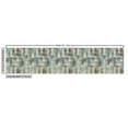thumbnail image 2 of Ambesonne Geometric Fabric by the Yard Upholstery, Soft Vertical Line Design, 5 Yards, Tan Cream Pale Blue, 2 of 4