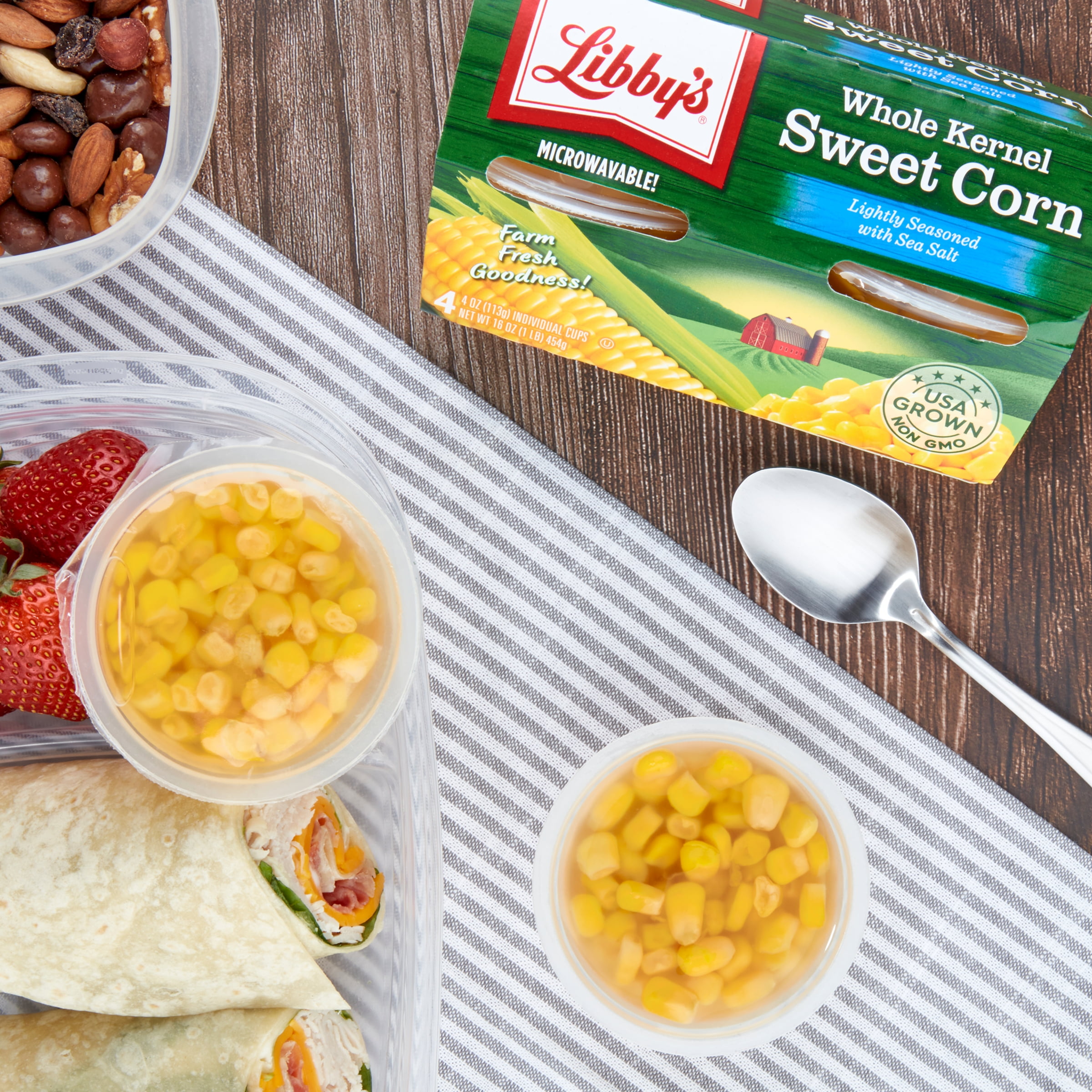 (6 pack) Libby's Whole Kernel Sweet Corn, 4 Oz, 4 Count Box