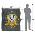 thumbnail image 5 of Harry Potter Blanket, 50"x60", Watercolor Hufflepuff Crest Silky Touch Sherpa Back Super Soft Throw Blanket, 5 of 5