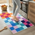 thumbnail image 5 of Lochas Checkered Area Rugs Checkerboard Rug Plaid Carpet for Living Room Bedroom Home Decor,2'x3',Multicolor, 5 of 6