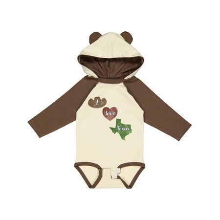 

Inktastic I Love Texas Gift Baby Boy or Baby Girl Long Sleeve Bodysuit