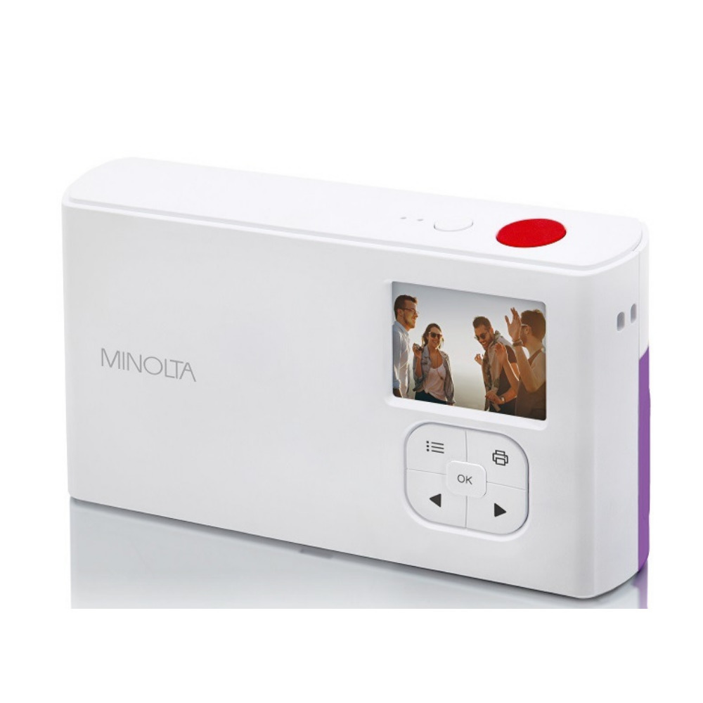 Minolta MNCP10-PP Instapix Instant Print Camera - Purple