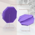 thumbnail image 2 of Unique Bargains Silicone Body Scrubber with Non-slip Hand Strap for All Skin Types Purple, 2 of 7