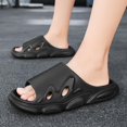 thumbnail image 2 of Men's Shower Slippers Bathroom Sandals Non Slip Pillowcases Beach Sandals Easy To Clean, 2 of 5