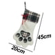 thumbnail image 2 of Colgador de Medias Navideñas YONGSHENG Pata de Gato Grande de Arpillera, 2 of 4