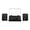 Black, variant on Electrohome Montrose, Upgradable Vinyl Record Player with Berkeley, Powered Bluetooth Bookshelf Speakers, 1" Tweeter & 3" Driver, for Warm Natural Sound, Teak