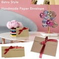 thumbnail image 2 of Clearance! beishanbush Home Decor Envelope Kraft Retro Kraft 30Pcs Handmade Paper Style Envelope Vintage Recycled Office & Stationery One Size Multi-Color, 2 of 9
