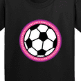 thumbnail image 4 of Inktastic Soccer Player Girls Sports Ball Youth T-Shirt, 4 of 5
