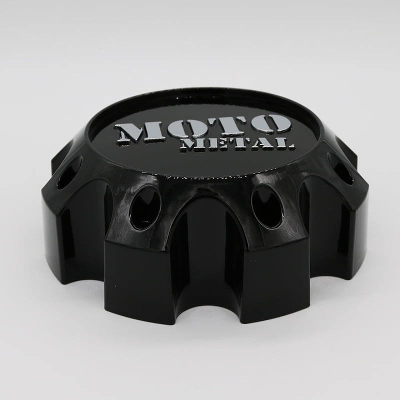 Moto Metal Gloss Black Wheel Center Hub Cap BoltOn for