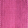 thumbnail image 1 of Ahgly Company Indoor Square Abstract Pink Modern Area Rugs, 8' Square, 1 of 4